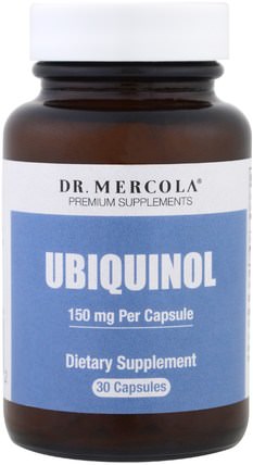 Ubiquinol, 30 Capsules by Dr. Mercola, 補充劑，抗氧化劑，泛醇qh HK 香港
