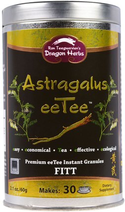Astragalus eeTee, Premium eeTee Instant Granules, 2.1 oz (60 g) by Dragon Herbs, 補充劑，adaptogen，涼茶 HK 香港