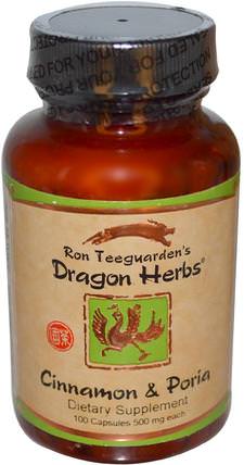 Cinnamon & Poria, 500 mg, 100 Capsules by Dragon Herbs, 健康 HK 香港
