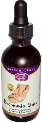 Dragon Drops, Eucommia Bark, Super Potency Extract, 2 fl oz (60 ml) by Dragon Herbs, 健康 HK 香港