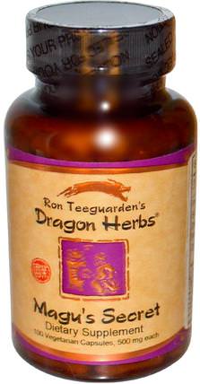 Magus Secret, 500 mg, 100 Veggie Caps by Dragon Herbs, 健康，女性 HK 香港