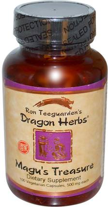 Magus Treasure, 500 mg, 100 Veggie Caps by Dragon Herbs, 健康，女性 HK 香港