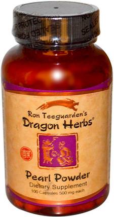 Pearl Powder, 500 mg, 100 Capsules by Dragon Herbs, 健康 HK 香港