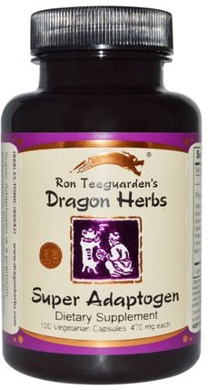 Super Adaptogen, 470 mg, 100 Veggie Caps by Dragon Herbs, 補充劑，adaptogen HK 香港