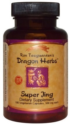 Super Jing, 500 mg, 100 Veggie Caps by Dragon Herbs, 健康 HK 香港