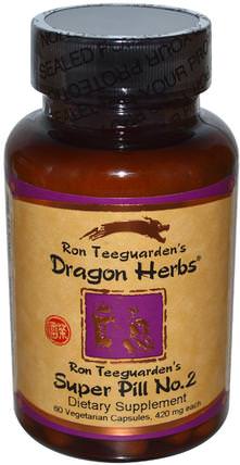 Super Pill No. 2, 420 mg Each, 60 Veggie Caps by Dragon Herbs, 健康，感冒和病毒，免疫系統 HK 香港