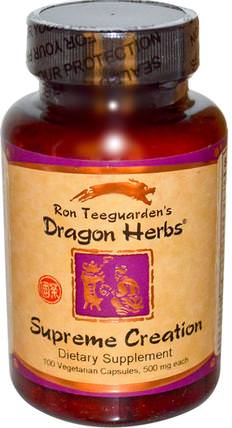 Supreme Creation, 500 mg, 100 Veggie Caps by Dragon Herbs, 健康 HK 香港