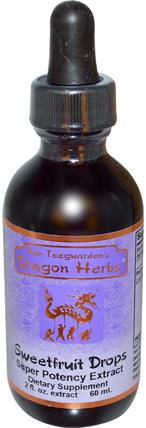 Sweetfruit Drops, Super Potency Extract, 2 fl oz (60 ml) by Dragon Herbs, 健康，肺和支氣管 HK 香港