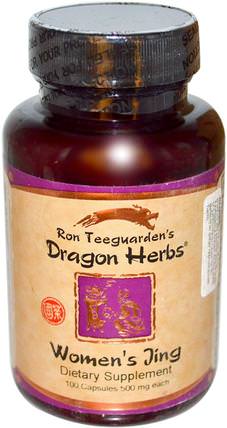 Womens Jing, 500 mg, 100 Capsules by Dragon Herbs, 健康，女性 HK 香港