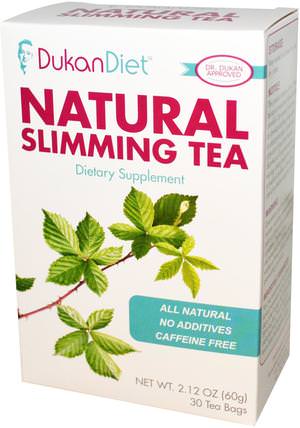 Natural Slimming Tea, 30 Tea Bags, 2.12 oz (60 g) by Dukan Diet, 食物，涼茶，健康 HK 香港