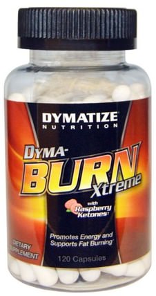 Dyma-Burn Xtreme, with Raspberry Ketones, 120 Capsules by Dymatize Nutrition, 減肥，飲食，脂肪燃燒器 HK 香港