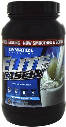 Elite Casein, Smooth Vanilla, 2 lbs (918 g) by Dymatize Nutrition, 健康 HK 香港
