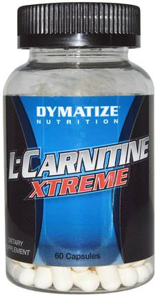 L-Carnitine Xtreme, 60 Capsules by Dymatize Nutrition, 補充劑，氨基酸，左旋肉鹼 HK 香港