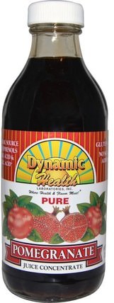 Dynamic Health Laboratories, Pure Pomegranate Juice Concentrate, 8 fl oz (237 ml) by Dynamic Health Laboratories, 食品，咖啡茶和飲料，果汁 HK 香港