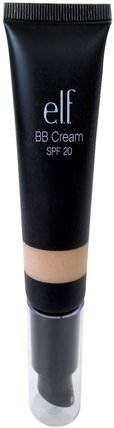 BB Cream, SPF 20 Sunscreen Pump Applicator, Fair, 0.96 fl oz (28.5 ml) by E.L.F. Cosmetics, 美容，面部護理，spf面部護理，面部 HK 香港