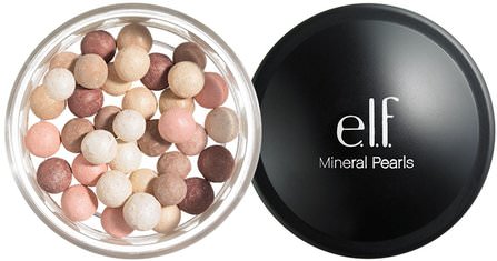 Mineral Pearls, Natural.53 oz (15.12 g) by E.L.F. Cosmetics, 補品，礦物質，面部 HK 香港