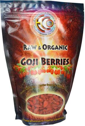 Goji Berries, Raw & Organic 16 oz (454 g) by Earth Circle Organics, 補品，adaptogen，乾果 HK 香港