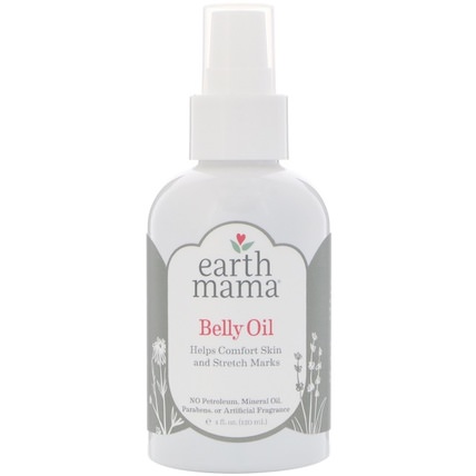 Natural Stretch Oil, 4 fl oz (120 ml) by Earth Mama Angel Baby, 健康，皮膚，妊娠紋疤痕，懷孕 HK 香港