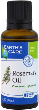 Rosemary Oil, 1 fl oz (30 ml) by Earths Care, 沐浴，美容，香薰精油，迷迭香精油 HK 香港