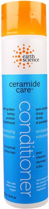 Ceramide Care, Volumizing Conditioner, 10 fl oz (295 ml) by Earth Science, 洗澡，美容，護髮素，頭髮，頭皮，洗髮水，護髮素 HK 香港
