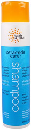 Ceramide Care, Volumizing Shampoo, 10 fl oz (295 ml) by Earth Science, 洗澡，美容，洗髮水，頭髮，頭皮，護髮素 HK 香港