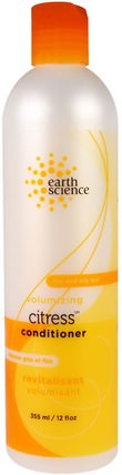 Citress Conditioner, 12 fl oz (355 ml) by Earth Science, 洗澡，美容，護髮素，頭髮，頭皮，洗髮水，護髮素 HK 香港