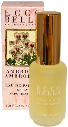 Aromatherapy, Eau de Perfum Spray, Ambrosia, 1.0 fl oz (30 ml) by Ecco Bella, 洗澡，美容，香水噴霧 HK 香港
