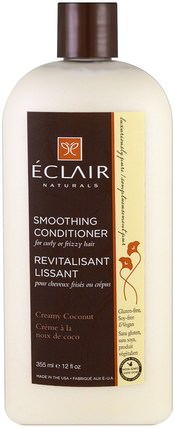 Smoothing Conditioner, Creamy Coconut, 12 fl oz (355 ml) by Eclair Naturals, 洗澡，美容，頭髮，頭皮，護髮素 HK 香港