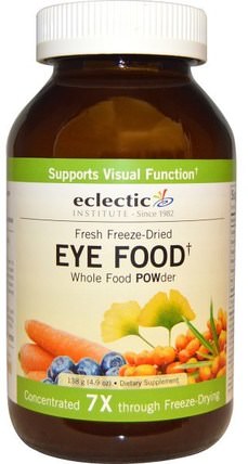 Eye Food, Whole Food Powder, 4.9 oz (138 g) by Eclectic Institute, 健康，眼保健，視力保健，視力 HK 香港