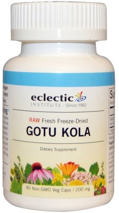 Gotu Kola, 200 mg, 90 Non-GMO Veg Caps by Eclectic Institute, 健康，女性，曲張靜脈治療，gotu kola HK 香港