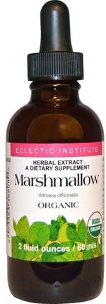 Marshmallow, Organic 2 fl oz (60 ml) by Eclectic Institute, 草藥，棉花糖根 HK 香港