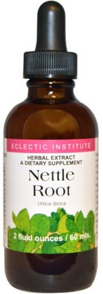 Nettle Root, 2 fl oz (60 ml) by Eclectic Institute, 草藥，蕁麻刺痛，蕁麻根 HK 香港
