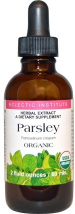 Organic Parsley, 2 fl oz (60 ml) by Eclectic Institute, 草藥，歐芹 HK 香港