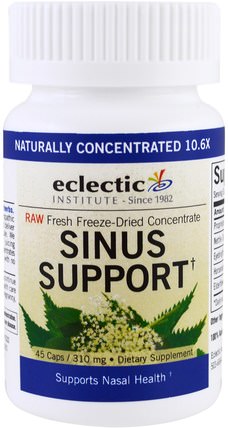 Sinus Support, 310 mg, 45 Caps by Eclectic Institute, 健康，鼻腔健康，辣根 HK 香港