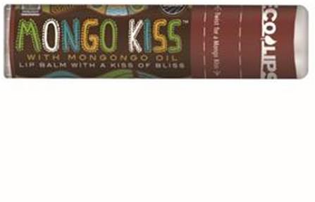 Lip Balm, Pomegranate.25 oz (7 g) by Eco Lips Mongo Kiss, 洗澡，美容，唇部護理，唇膏 HK 香港