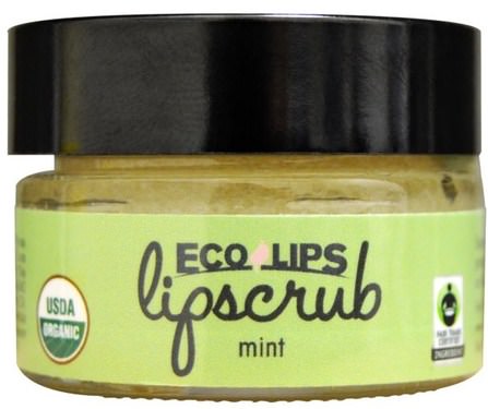 Mint.5 oz (14.2 g) by Eco Lips Organic Lipscrub, 洗澡，美容，唇部護理 HK 香港