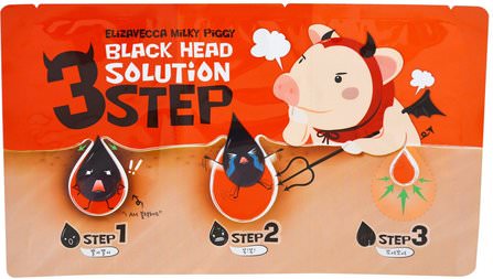 3 Step Black Head Solution, 6 g by Elizavecca, 美容，面部護理 HK 香港