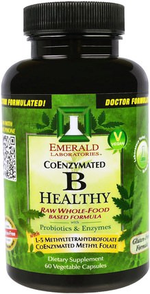 B Healthy, CoEnzymated, 60 Veggie Caps by Emerald Laboratories, 維生素，維生素b複合物 HK 香港