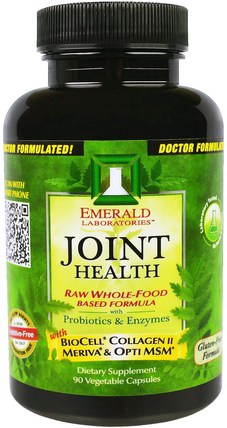 Joint Health, 90 Veggie Caps by Emerald Laboratories, 健康，骨骼，骨質疏鬆症，關節健康 HK 香港
