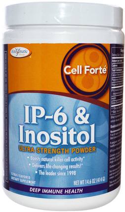 Cell Forte, IP-6 & Inositol, Ultra Strength Powder, Citrus Flavored, 14.6 oz (414 g) by Enzymatic Therapy, 補充劑，抗氧化劑，ip 6 HK 香港