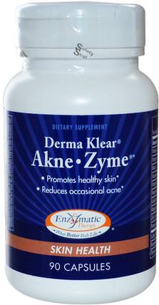 Derma Klear Akne Zime, Skin Health, 90 Capsules by Enzymatic Therapy, 補品，健康，女性，皮膚 HK 香港