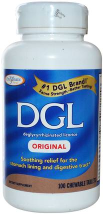 DGL, Original, 100 Chewable Tablets by Enzymatic Therapy, 補品，健康 HK 香港