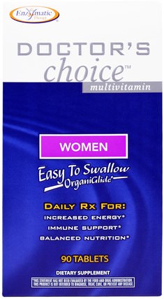 Doctors Choice Multivitamin, for Women, 90 Tablets by Enzymatic Therapy, 維生素，女性多種維生素 HK 香港