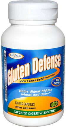 Gluten Defense, Targeted Digestive Enzymes, 120 Veggie Caps by Enzymatic Therapy, 補充劑，酶 HK 香港