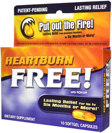Heartburn Free!, 10 Softgel Capsules by Enzymatic Therapy, 補品，健康 HK 香港