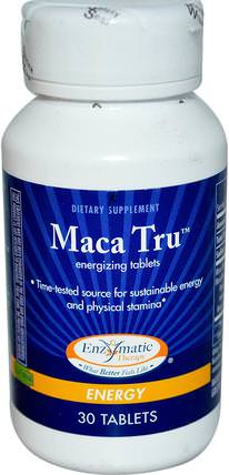 Maca Tru, 30 Tablets by Enzymatic Therapy, 健康，男人，瑪卡 HK 香港