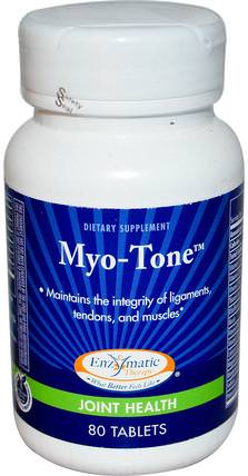 Myo-Tone, Joint Health, 80 Tablets by Enzymatic Therapy, 補充劑，健康，關節健康 HK 香港