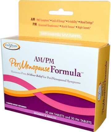 PeriMenopause Formula, AM/PM, 60 Tablets by Enzymatic Therapy, 補品，健康，女性 HK 香港