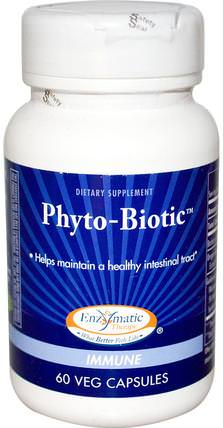 Phyto-Biotic, Immune, 60 Veggie Caps by Enzymatic Therapy, 補充劑，益生菌 HK 香港