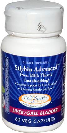 Silybin Advanced from Milk Thistle, 60 Veggie Caps by Enzymatic Therapy, 健康，排毒，奶薊（水飛薊素） HK 香港